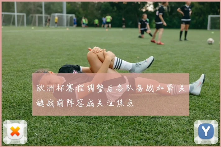 欧洲杯赛程调整后各队备战加紧 关键战前阵容成关注焦点